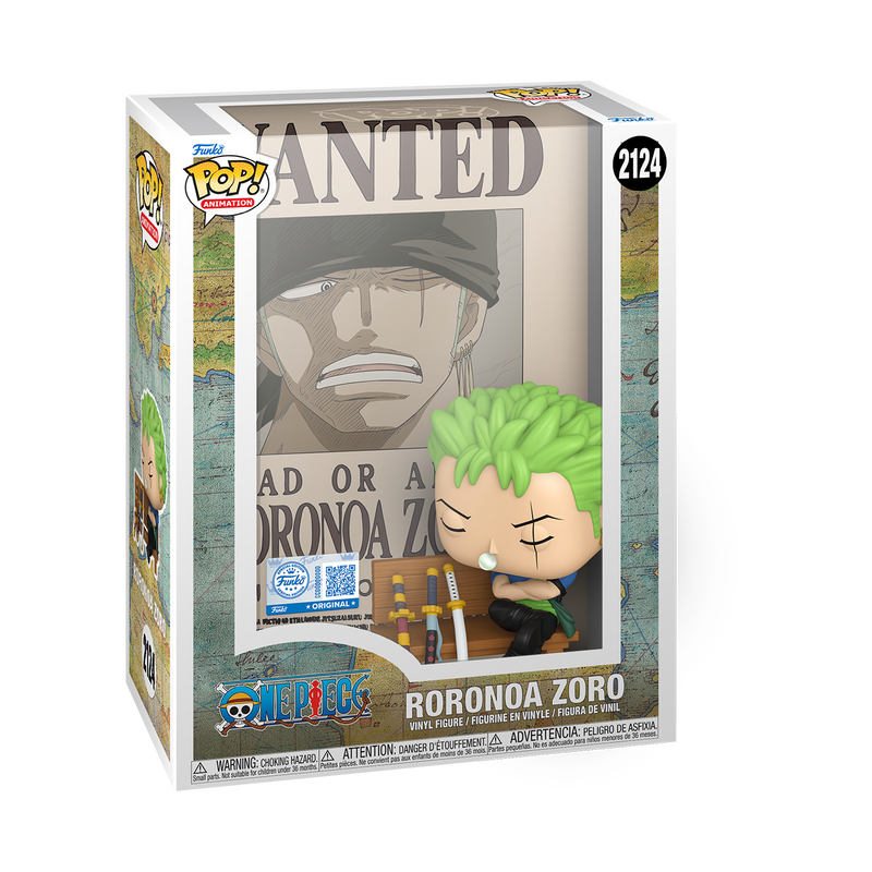 (Preorden) One Piece - Roronoa Zoro Wanted Poster funko exclusive