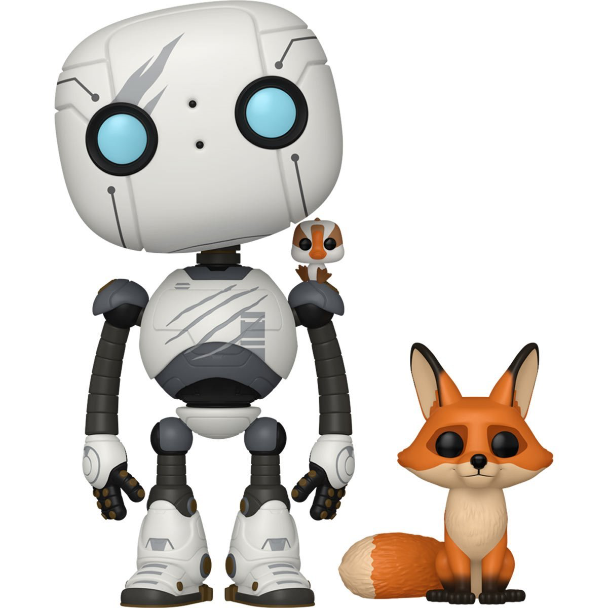 The Wild Robot - Roz with fink & brightbill