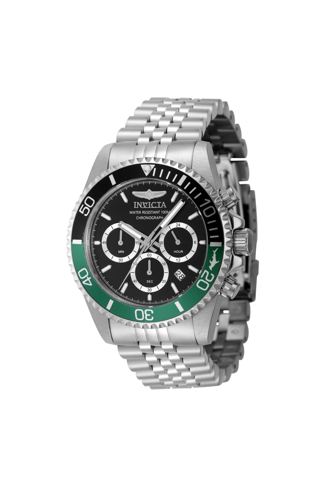 Invicta - Pro Diver Titan Dual Tone Green Black Bisel 43mm (48380) 10atm