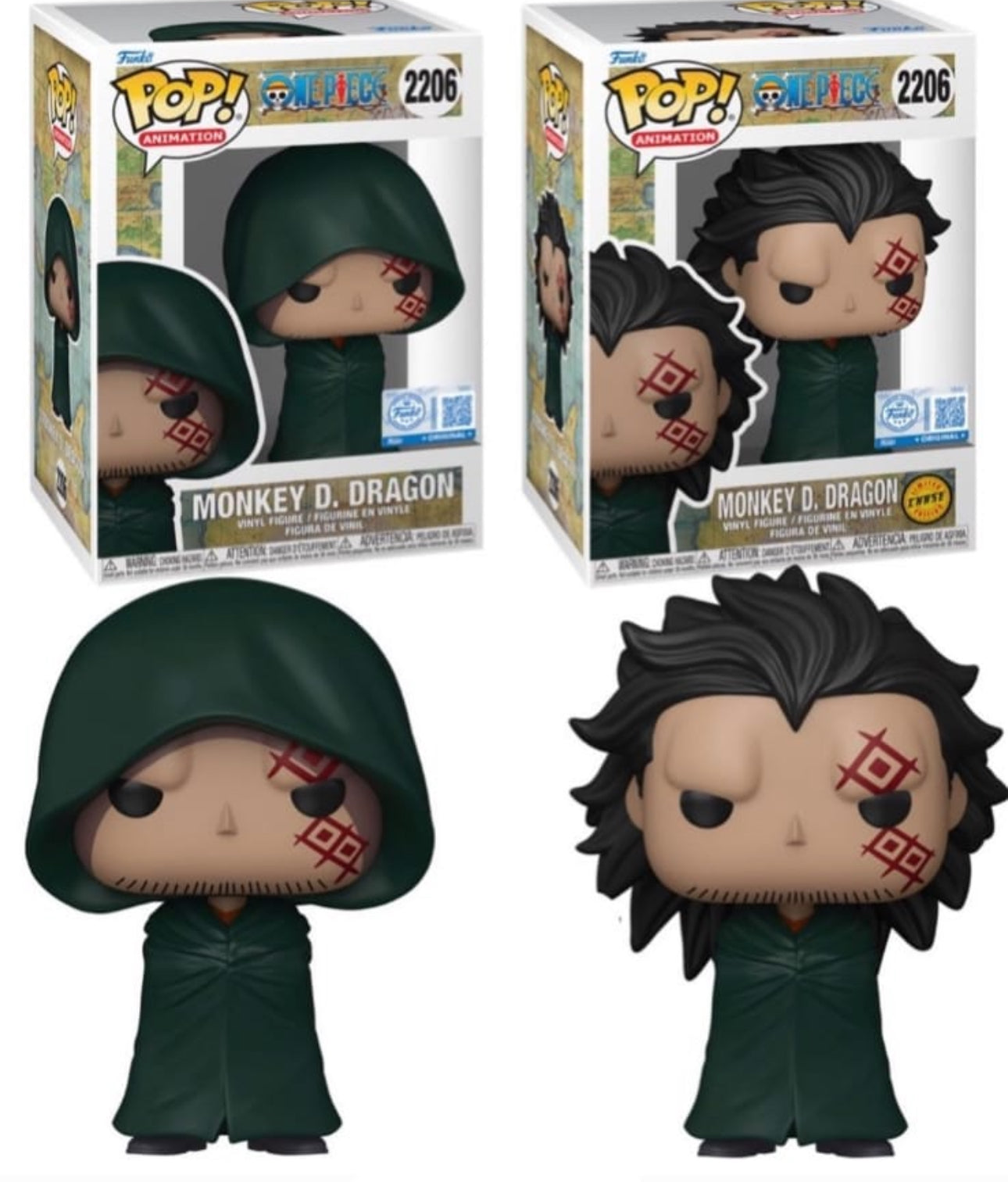 (Preorden Feb) One Piece - Monkey d Dragon Pre Release ChronoToys Exc Bundle chase