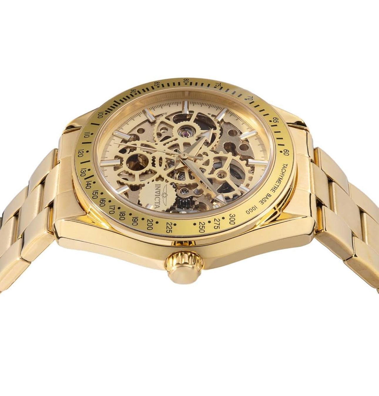 Invicta - Object D Art Automatic Men / Skeleton Dial Gold 43mm