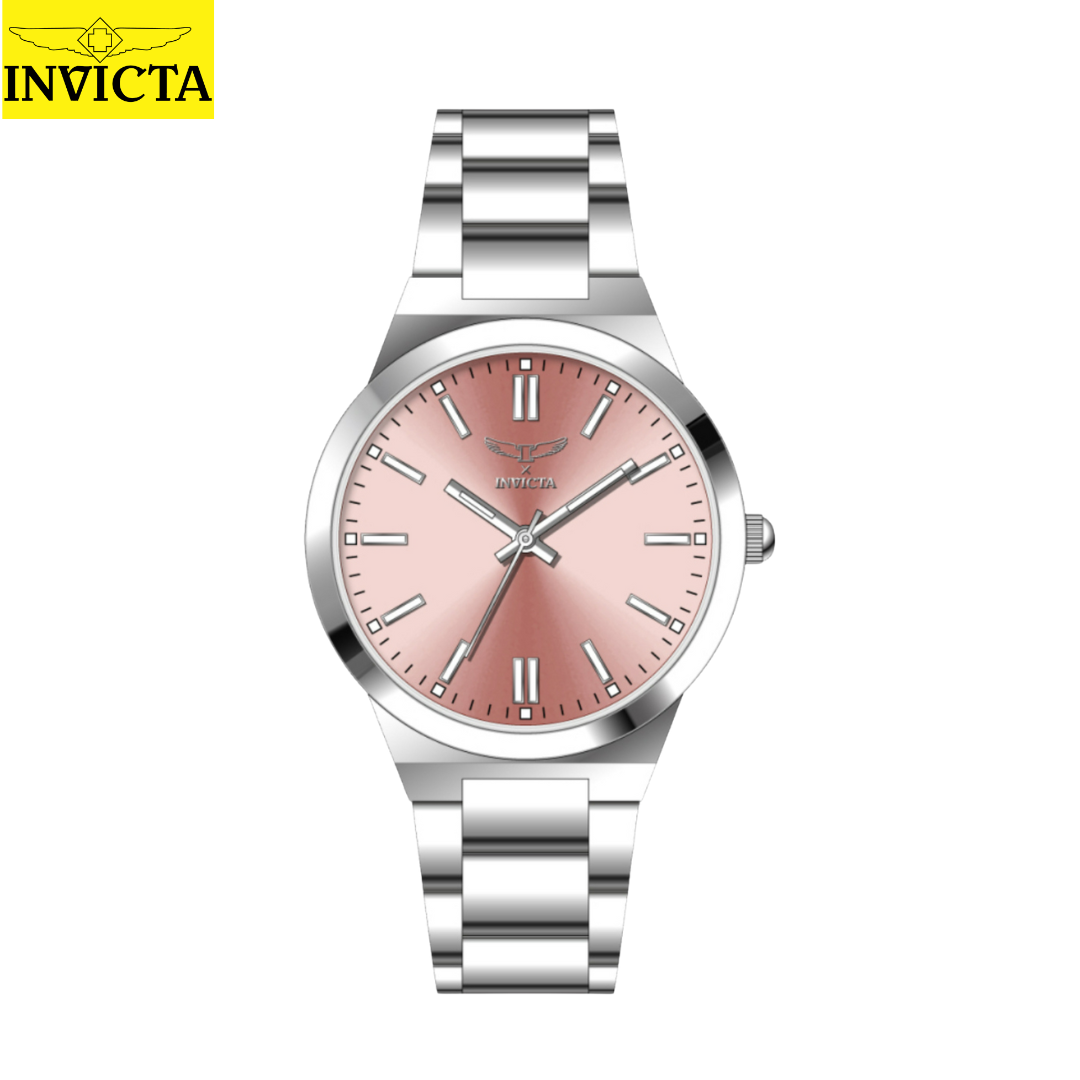 Invicta - Celestial Lady 35mm Steel Pink Quartz