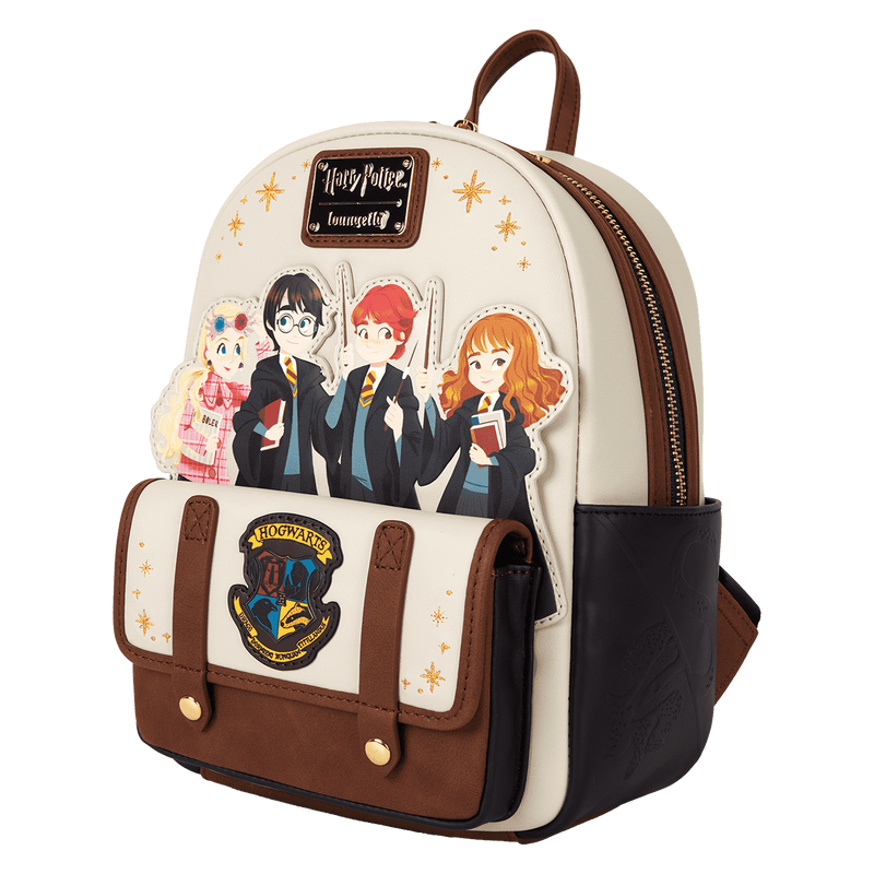 Harry Potter - Loungefly Hogwarts Flap Pocket Mini BackPack