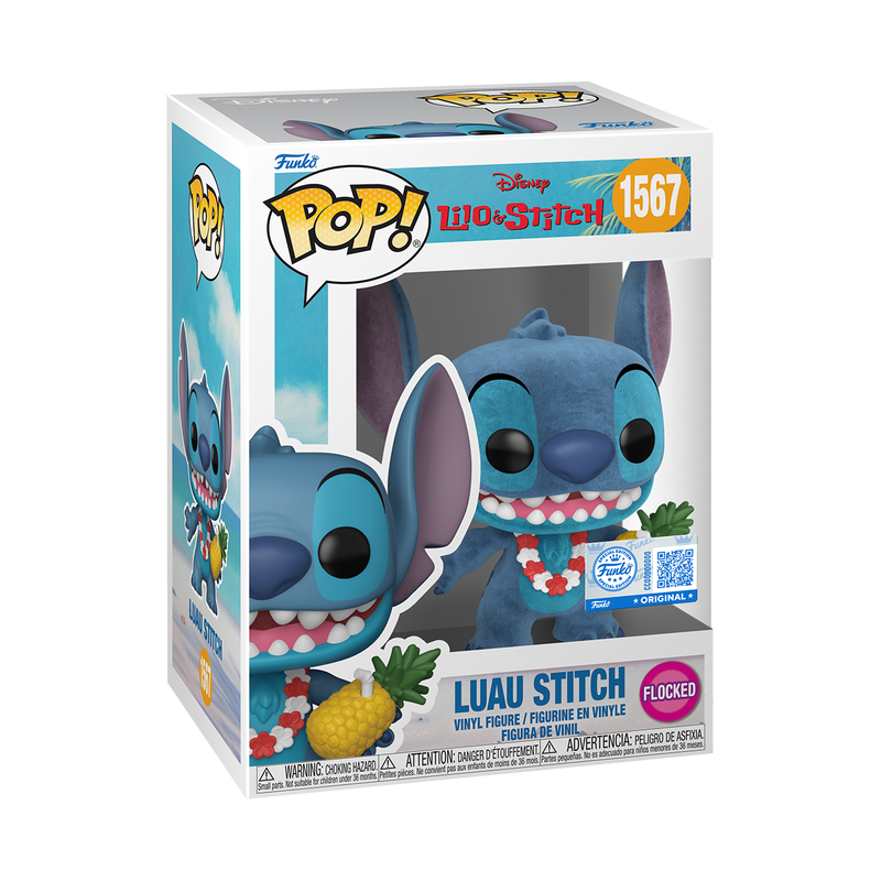 Lilo & Stitch - Luau Stitch Flocked Exclusivo