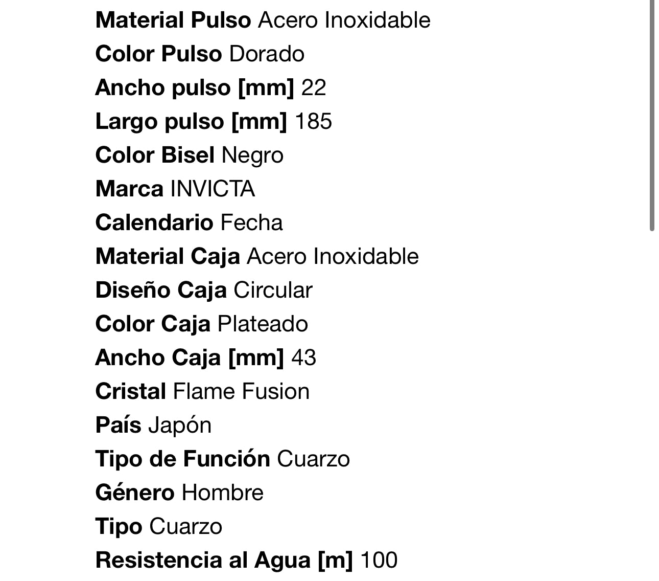 Invicta - Pro Diver 43mm gold Steel (30023) Date Dial Black 100m