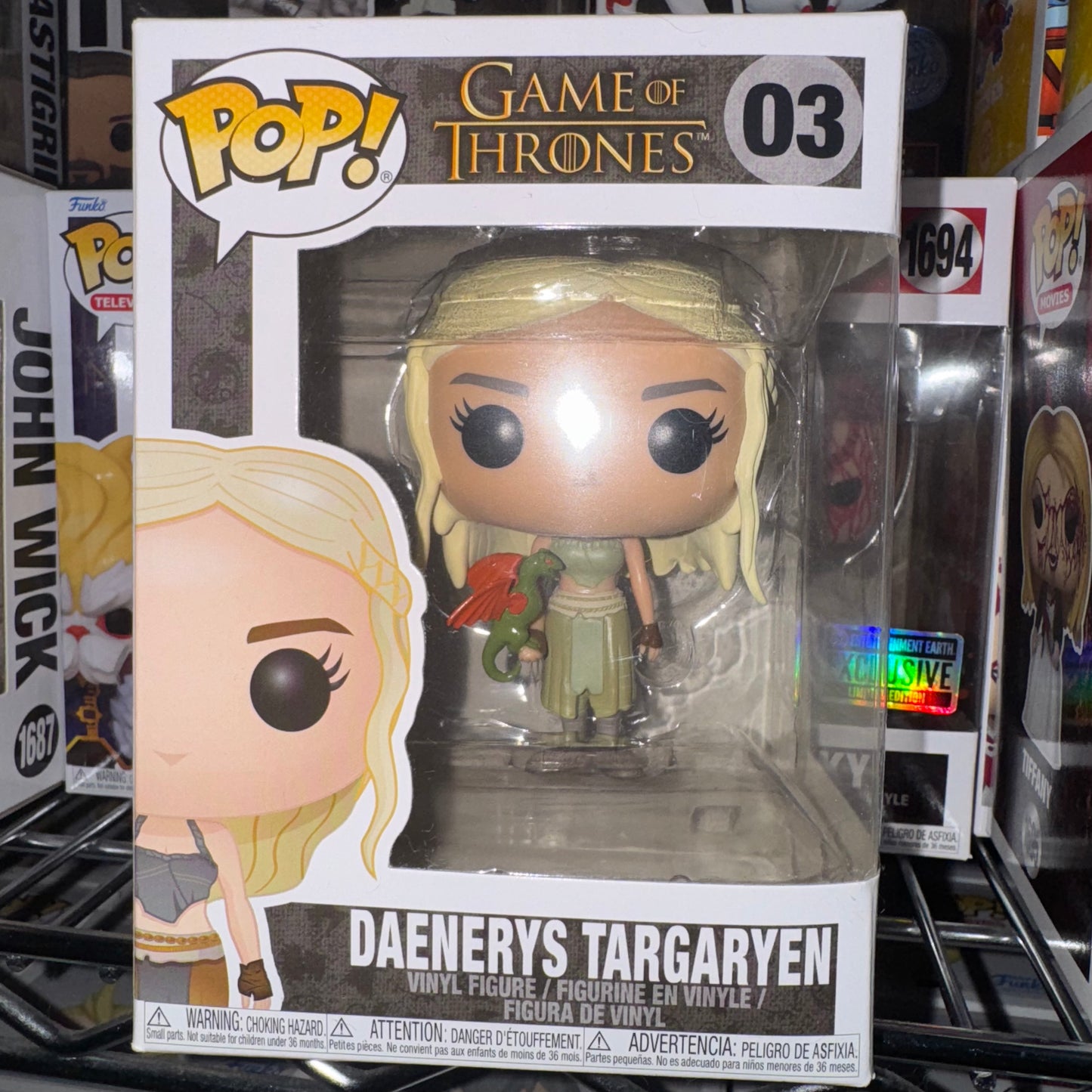 Games of thrones - Daenerys Targaryen (detalle en caja)