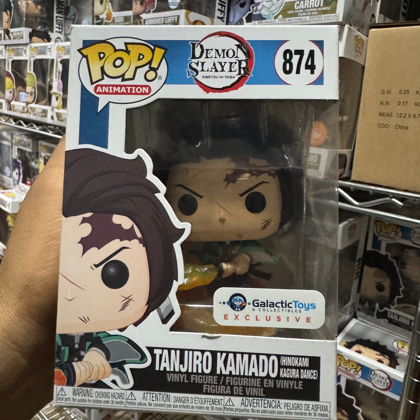 Demon Slayer - Tanjiro GT Exclusive (detalle en caja)