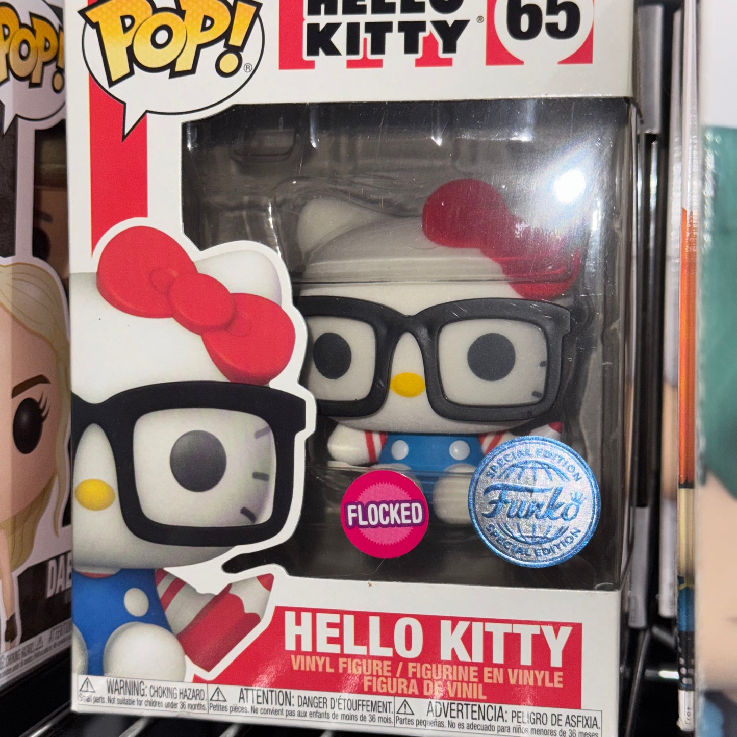 Hello Kitty - Hello Kitty SE sticker flocked (peluda)