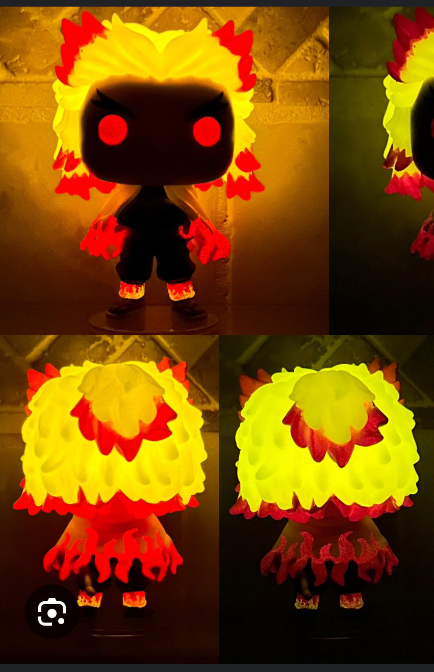 Demon Slayer - Rengoku Glow in the Dark Wmrt Exc (Protector Incluido)