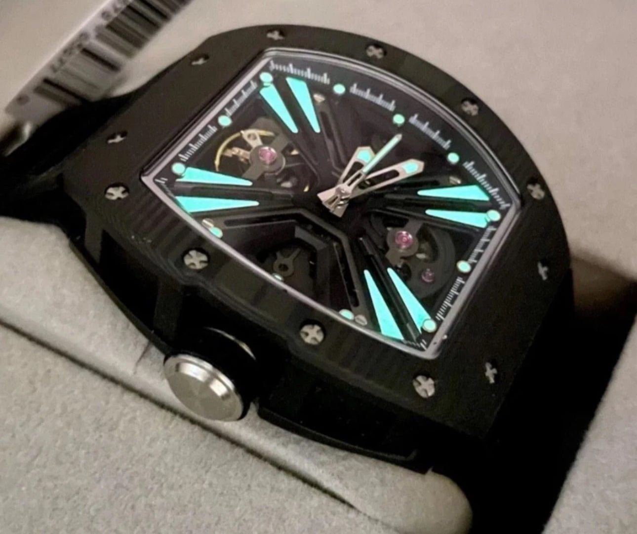 Invicta Collector - S1 Rally Vortex Automatico Skeleton Dial (Carbon Fiber) 41mm