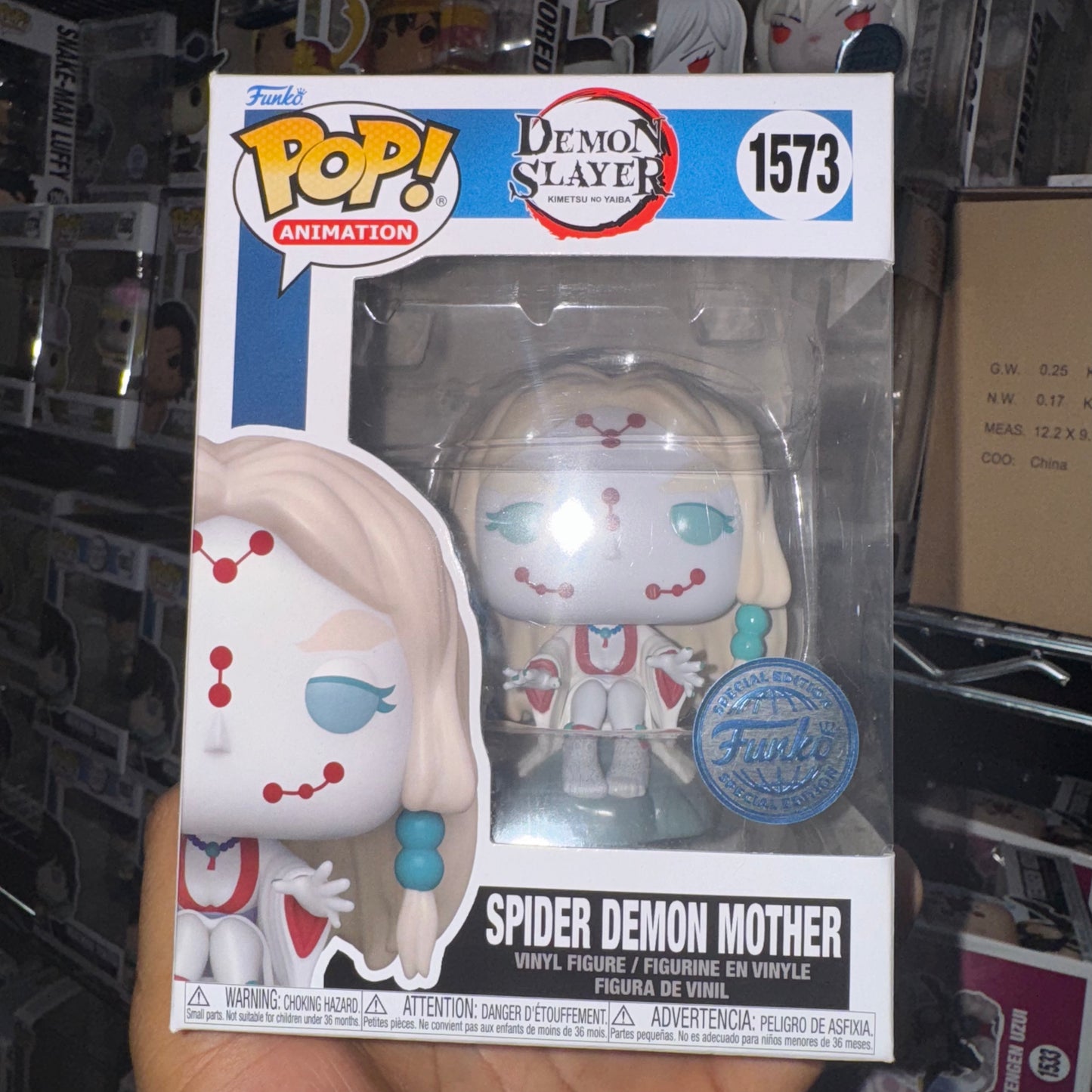 Demon Slayer - Spider Demon Mother SE sticker (rayones en plastico)