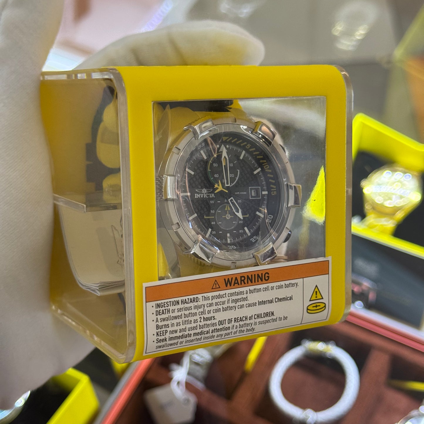 Invicta - Aviator Jet Frame 50.5mm Black (28102) 100m