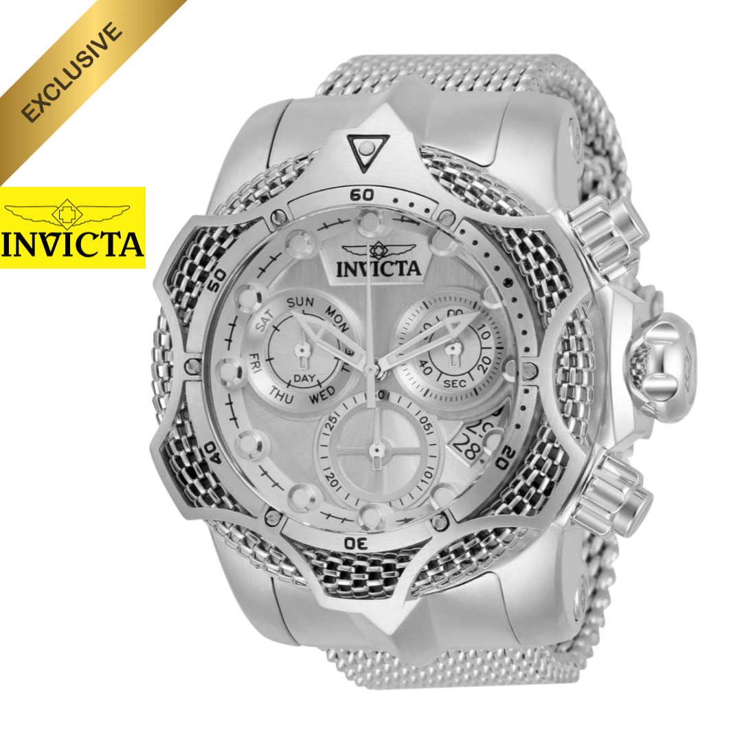 Invicta - Limited Edition Venom Bisel Silver Giratorio 52.5mm (32902) 1000m