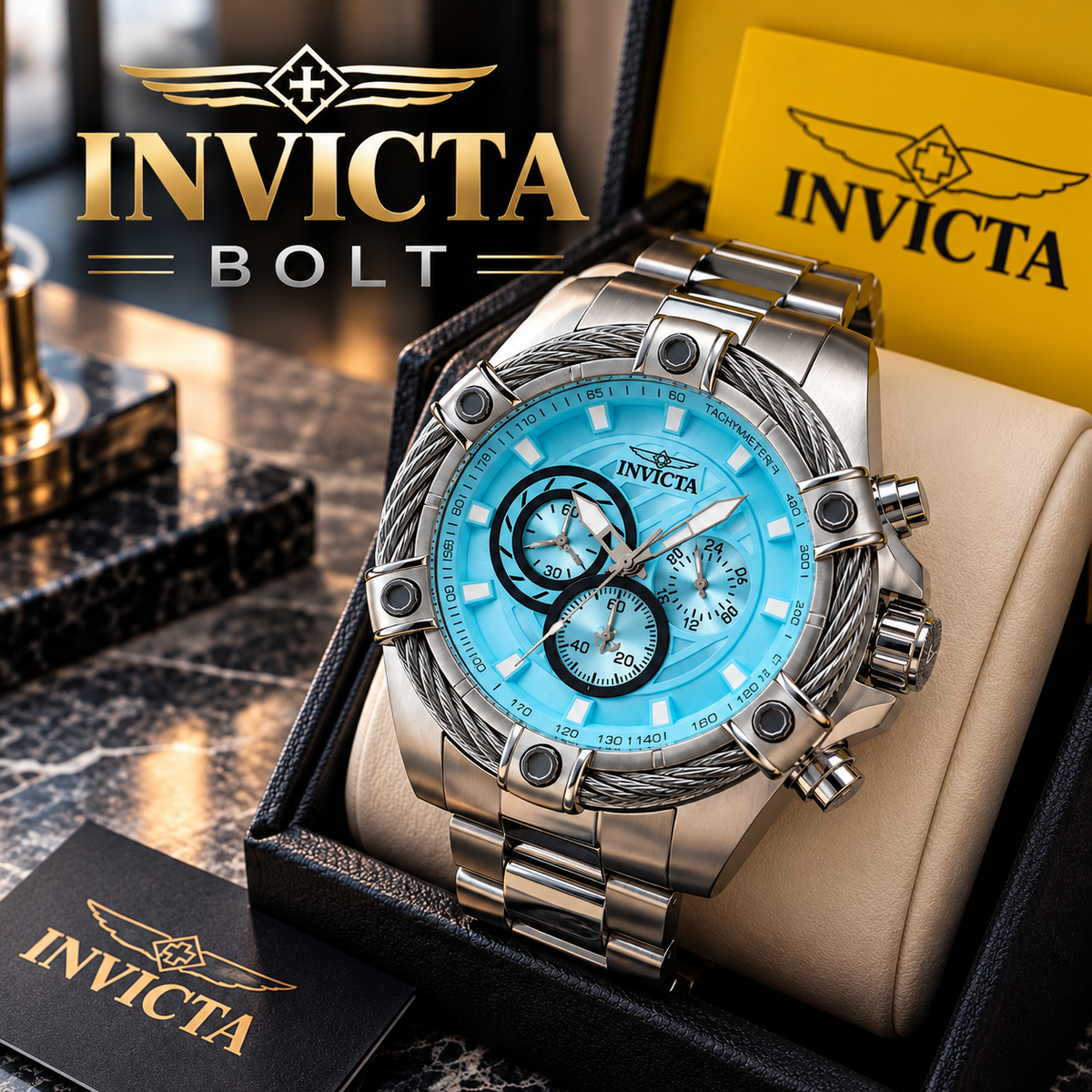 Invicta - Bolt Exclusive Tiffany Silver 52mm (69796) 100m