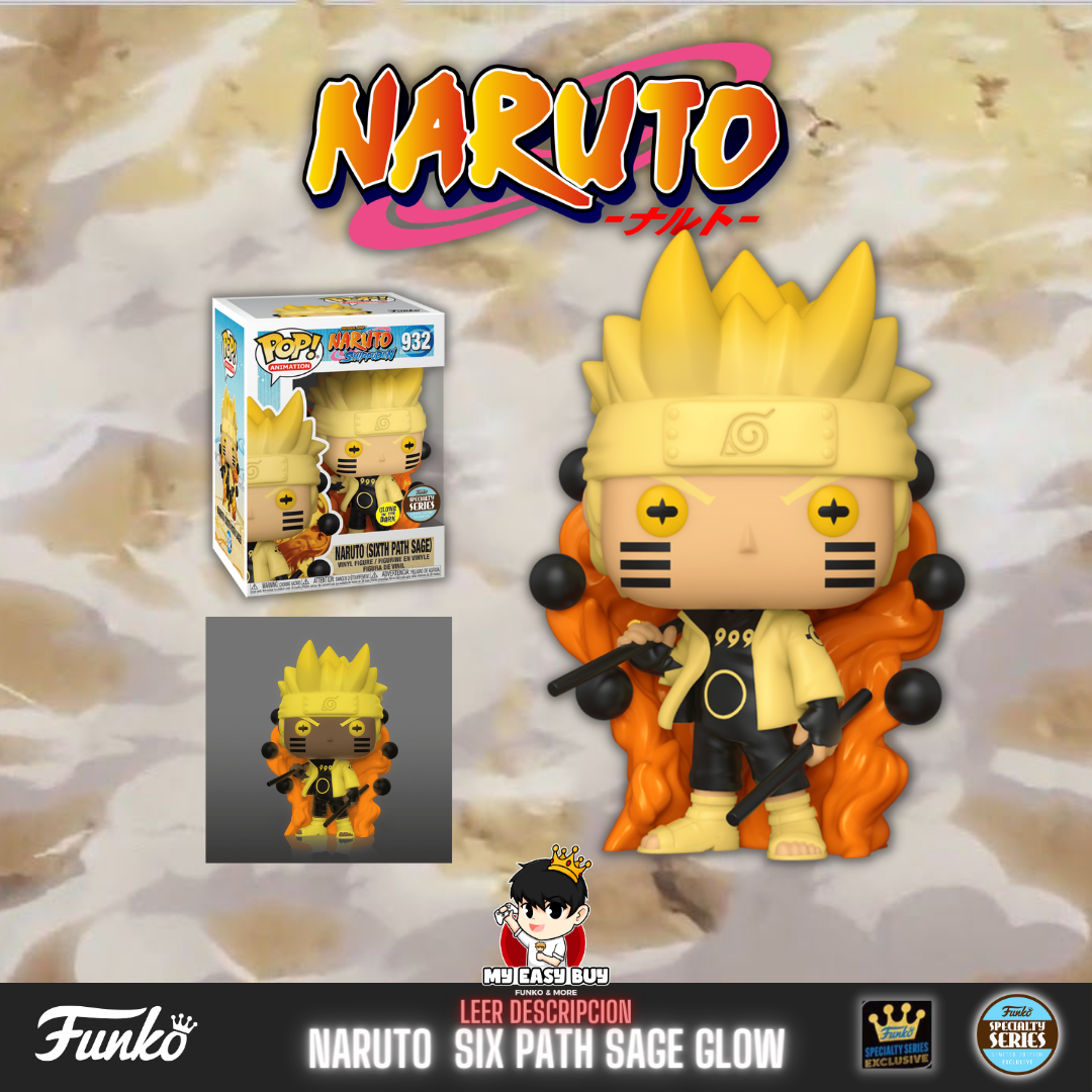 Naruto - Naruto (Six Path Sage) Speciality Series Sticker Glow In The Dark