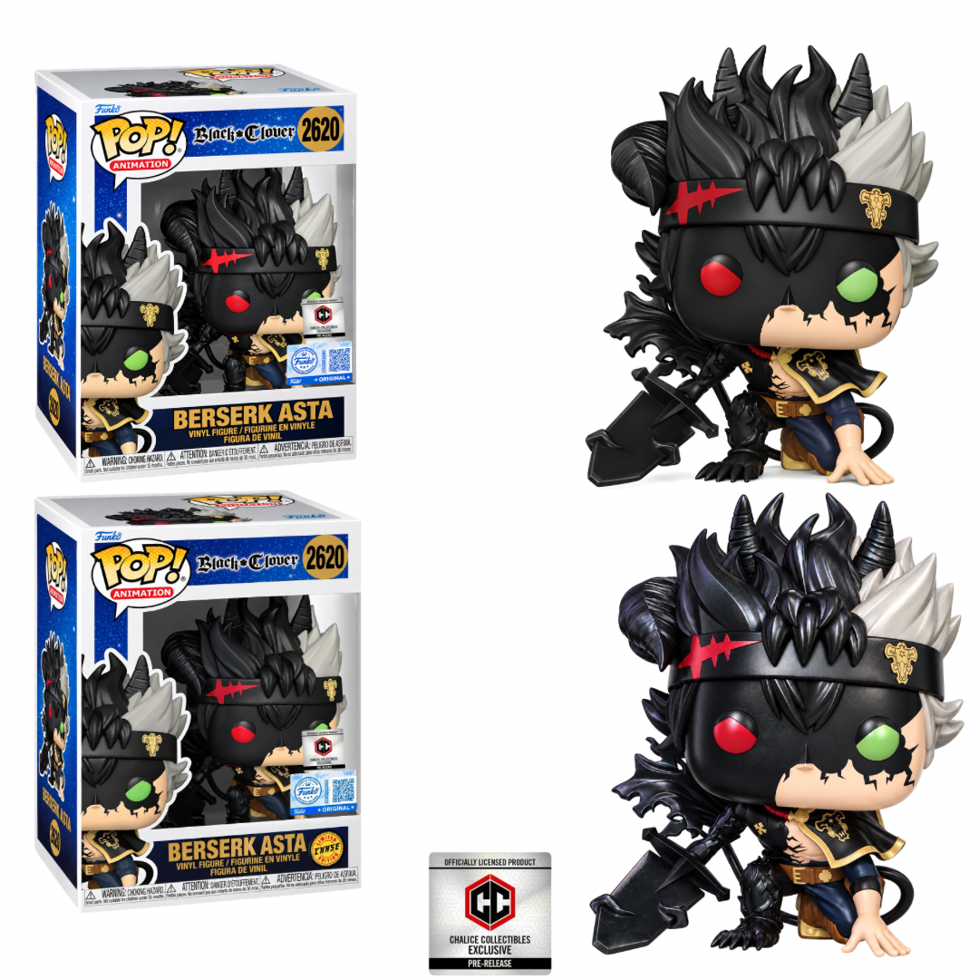 (Preorden Dic) Black Clover - Berserk Asta Chalice Collectible Exclusive Pre release Bundle Chase