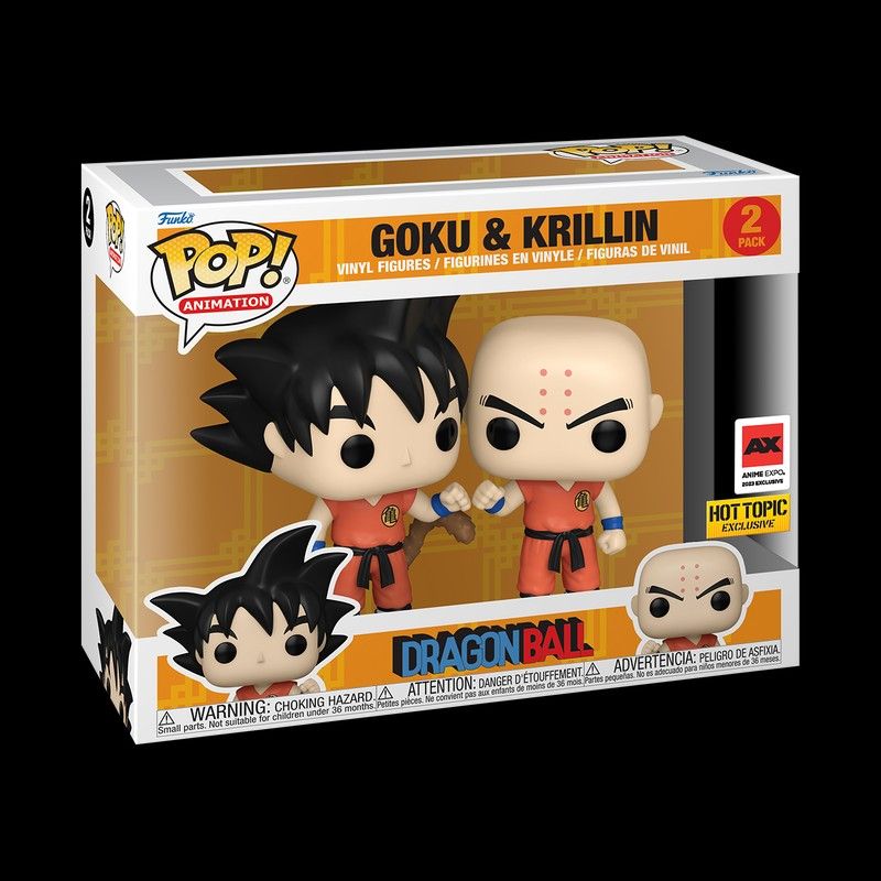 Dragon Ball - Goku & Krillin Anime Expo sticker presencial Hot topic Exc