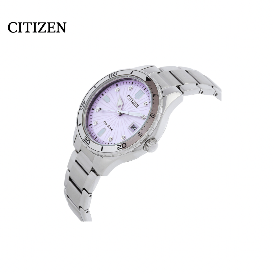 Citizen - Eco Drive Women Purple Dial 36.8mm 100m (FE6170-88X)
