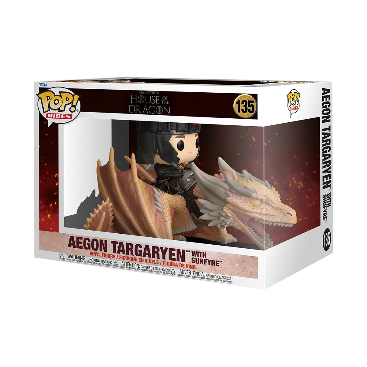 (Preorden Julio) House Of Dragon - Aegon Targaryen with Synfire Pop Ride