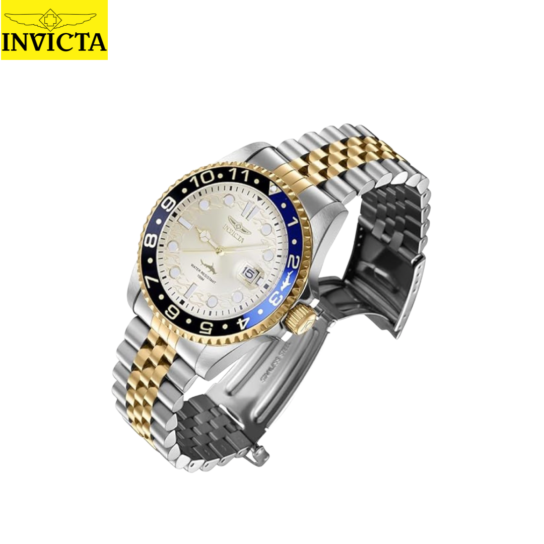 Invicta - Pro Diver Men 43mm (44718) Oro, Plata Quartz