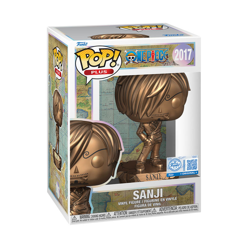 Preorden Septiembre - One Piece - Sanji Pop Plus Bronze Statue Exclusive (Protector Incluido)