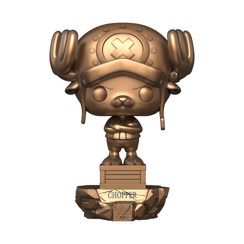 Preorden Septiembre - One Piece - Tony Tony Chopper Pop Plus Bronze Statue Exclusive (Protector Incluido)