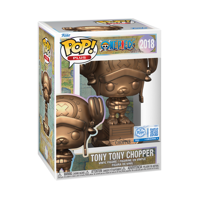 Preorden Septiembre - One Piece - Tony Tony Chopper Pop Plus Bronze Statue Exclusive (Protector Incluido)