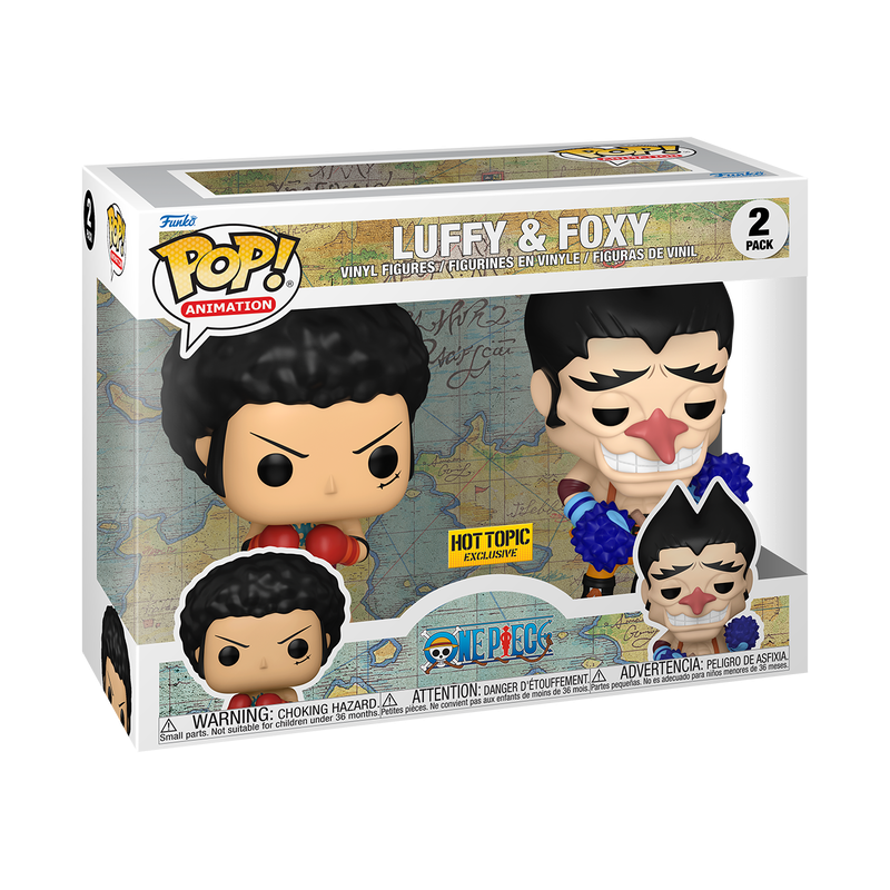 One Piece - Luffy & Foxy HT Exc (caja un poco golpeada)