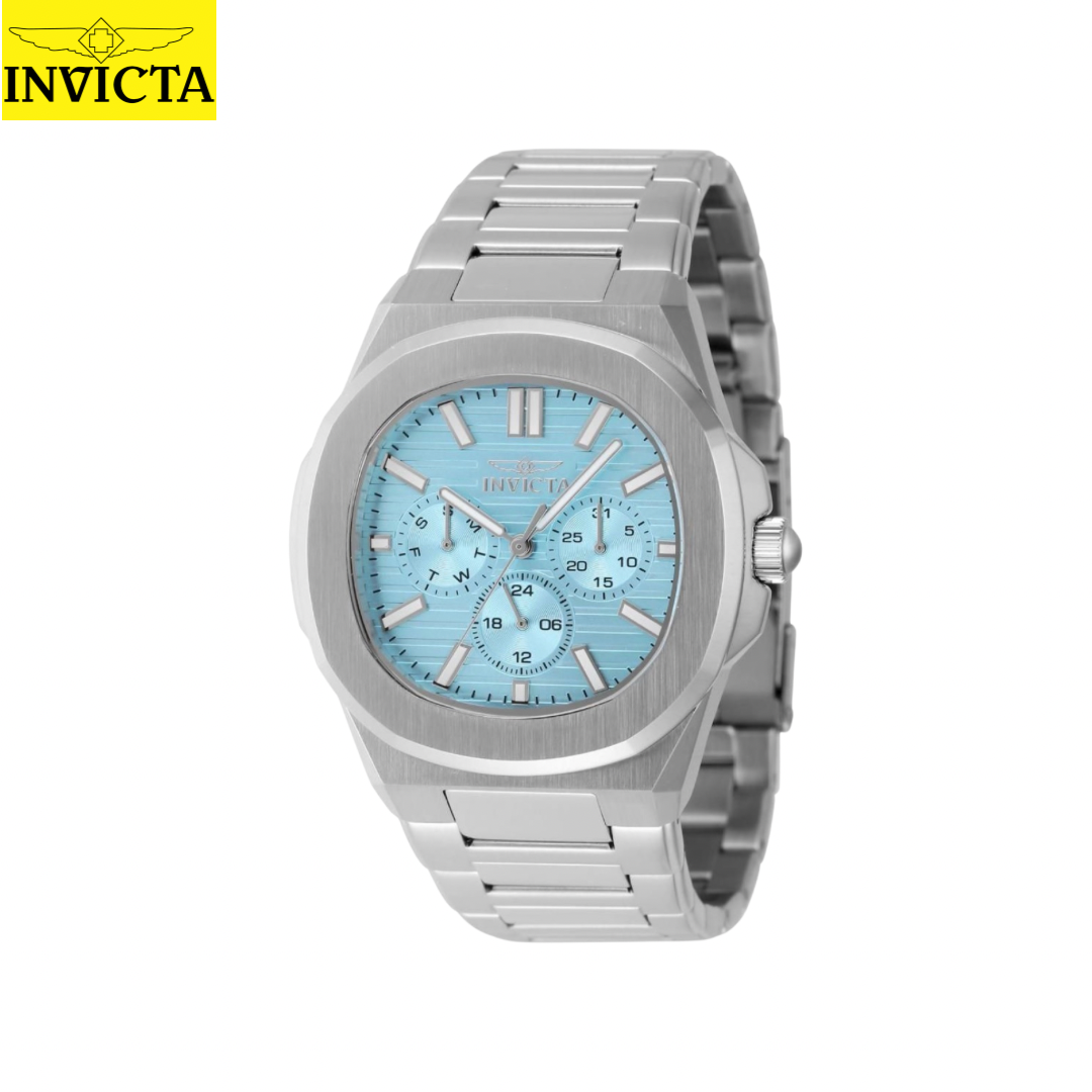 Invicta - Speedway (patek) Exclusive Silver Light Blue Dial multi 41mm (48328) 50m