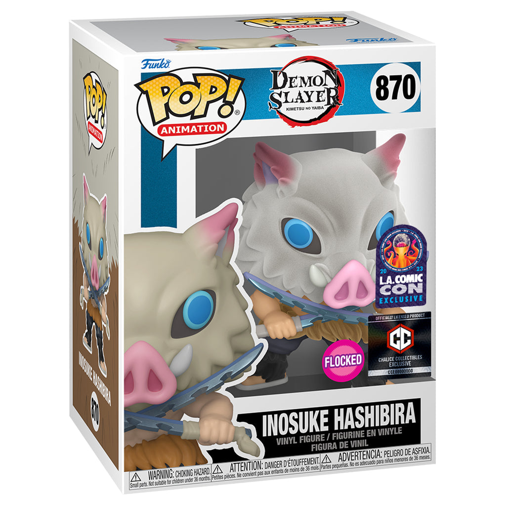 Demon Slayer - Inosuke Hashibira La Comic con Flocked chalice Collectible Exc