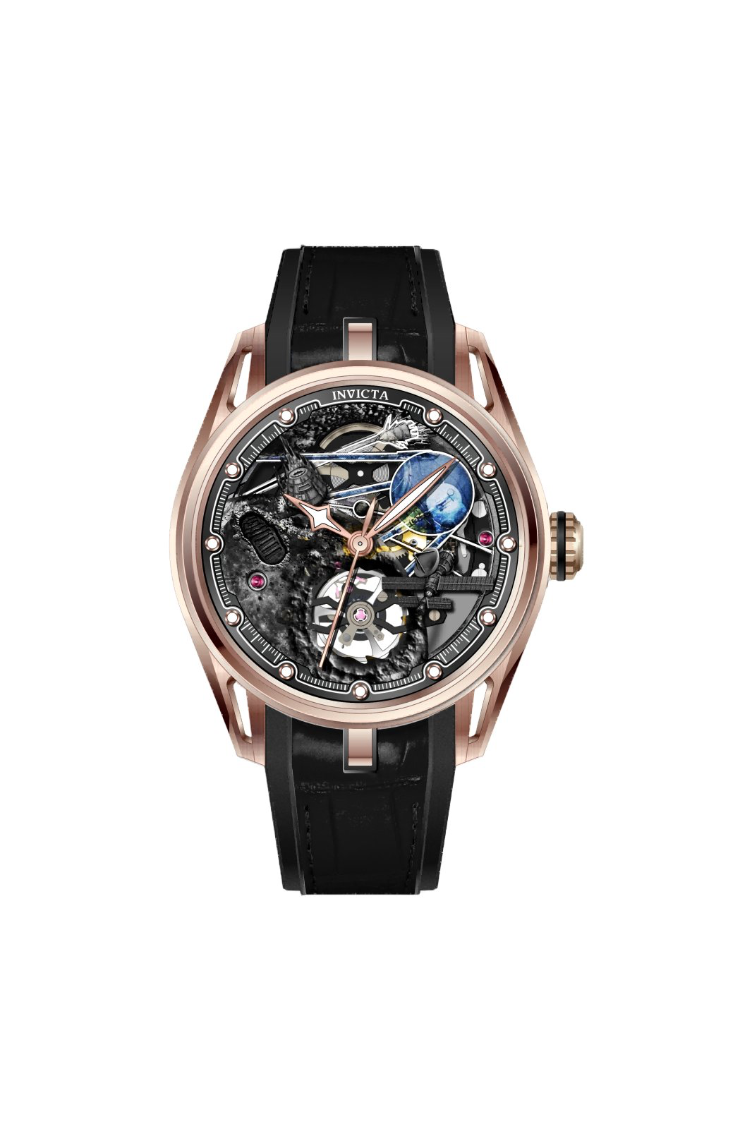 Invicta - Exclusivo Celestial Naosia Automatic Skeleton 45mm (69530) 50m (incluye caja de seguridad invicta)
