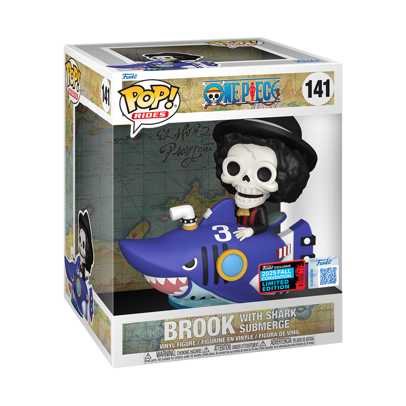 One Piece - Brook with shark submerge fall convention 2025 pop ride