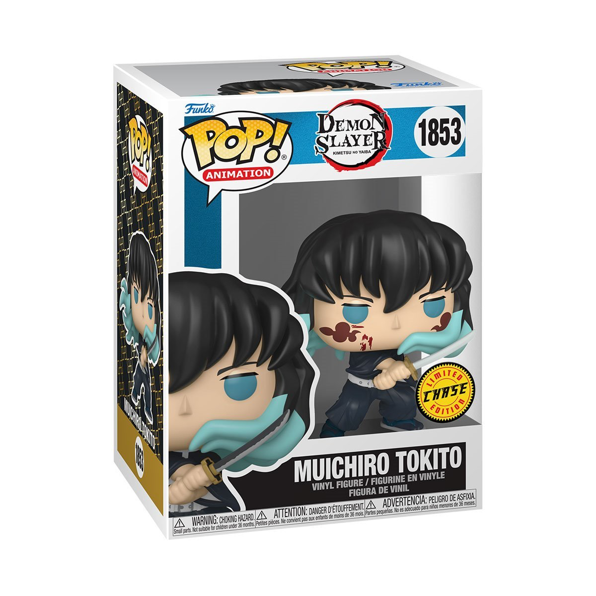 Demon Slayer - Bundle Chase Tokito (Comun + Chase)(Protector Incluido)