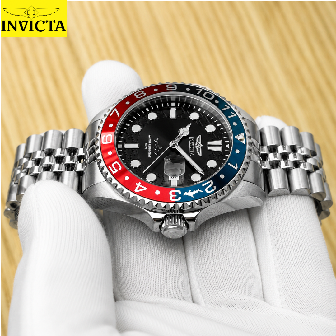 Invicta - Pro Diver Heritage (pepsi) Blue/Red Bisel / Dial Negro 43mm (30619) 100m