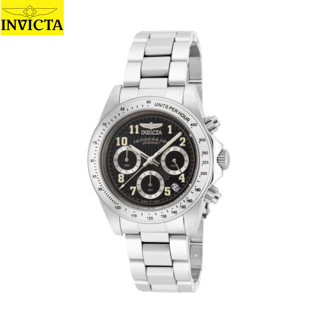 Invicta - Speedway Torvane (daytona) Black Dial Tipo Cronografo 39.5mm (17025) 200m