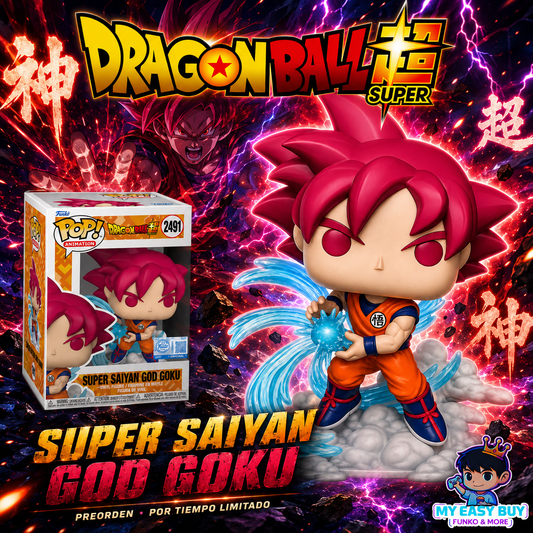Dragon Ball Super - Goku Super Saiyan God #2491 Exclusive Pop