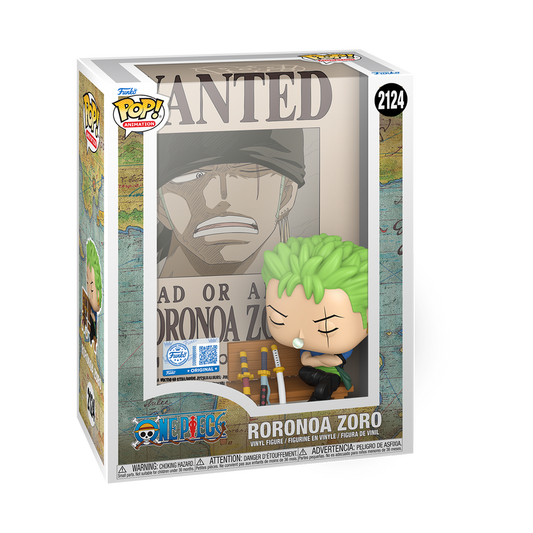 (Preorden) One Piece - Roronoa Zoro Wanted Poster funko exclusive