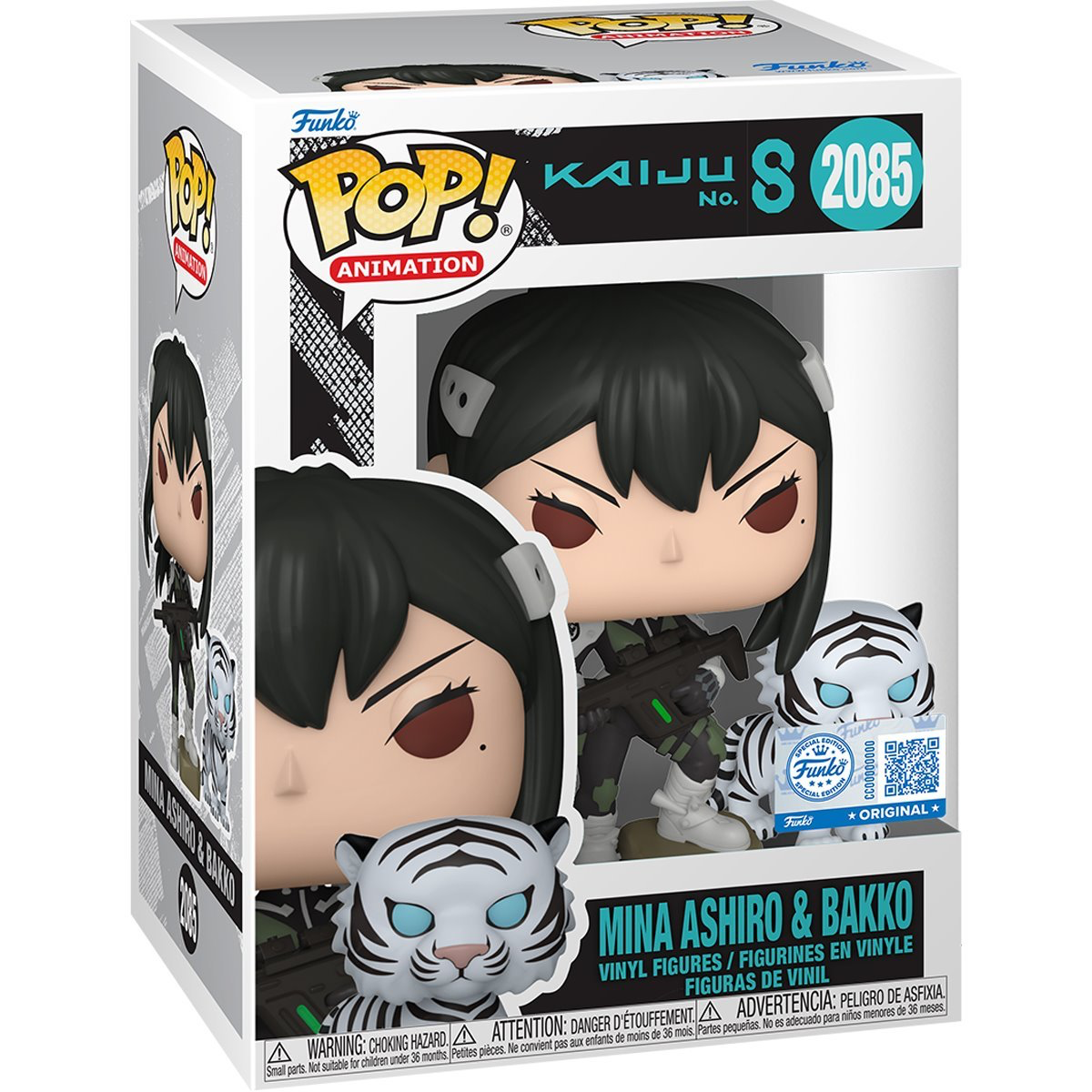 (Preorden agosto Sept) Kaiju 8 - Mina Ashiro & Bakko EE Exclusive (incluye protector)
