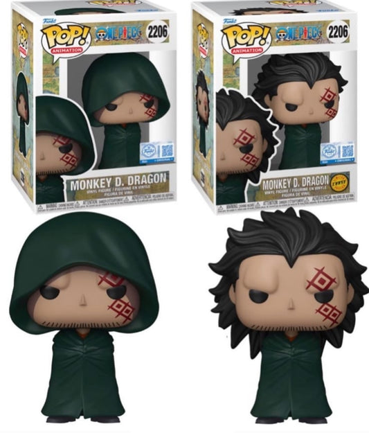 (Preorden Feb) One Piece - Monkey d Dragon Pre Release ChronoToys Exc Bundle chase