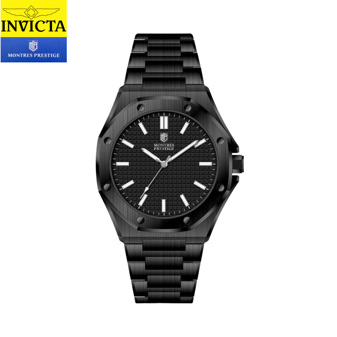 Montres Prestige x Invicta - MP men 44mm Zinc Alloy Black Dial (0250) Quartz