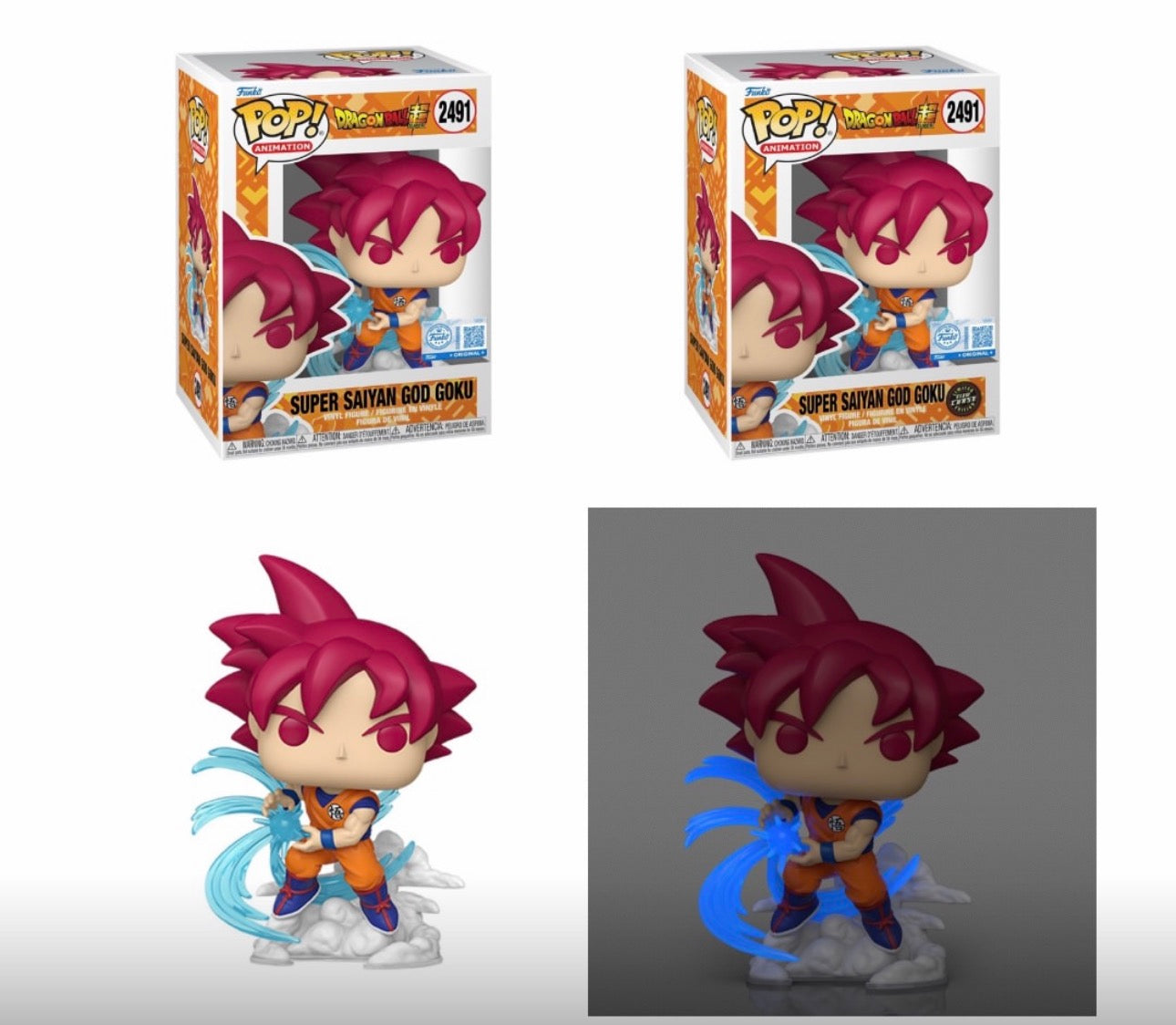 Dragon Ball - Super Saiyan God Goku Exclusive #2491 Bundle chase