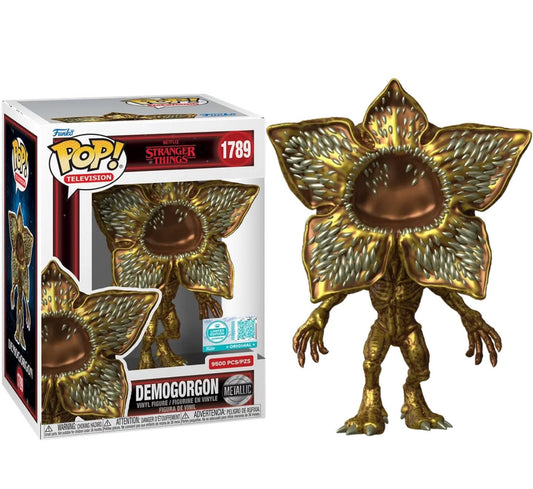 Stranger Things - Demogorgon 9500 Metalico Exc (detalle en caja)