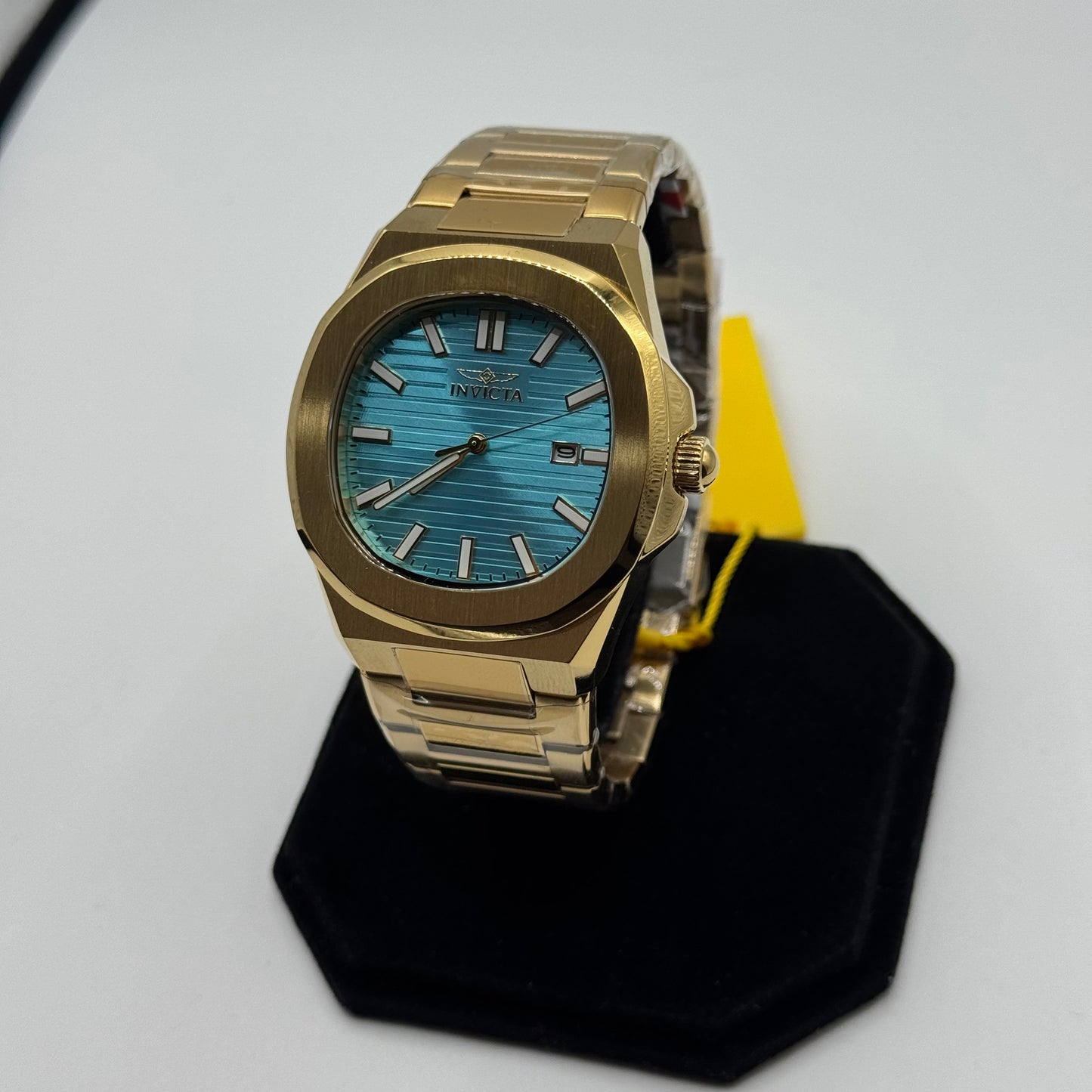 Invicta - Speedway (patek) Exclusive Gold Light Blue Dial 41mm (48517) 50m