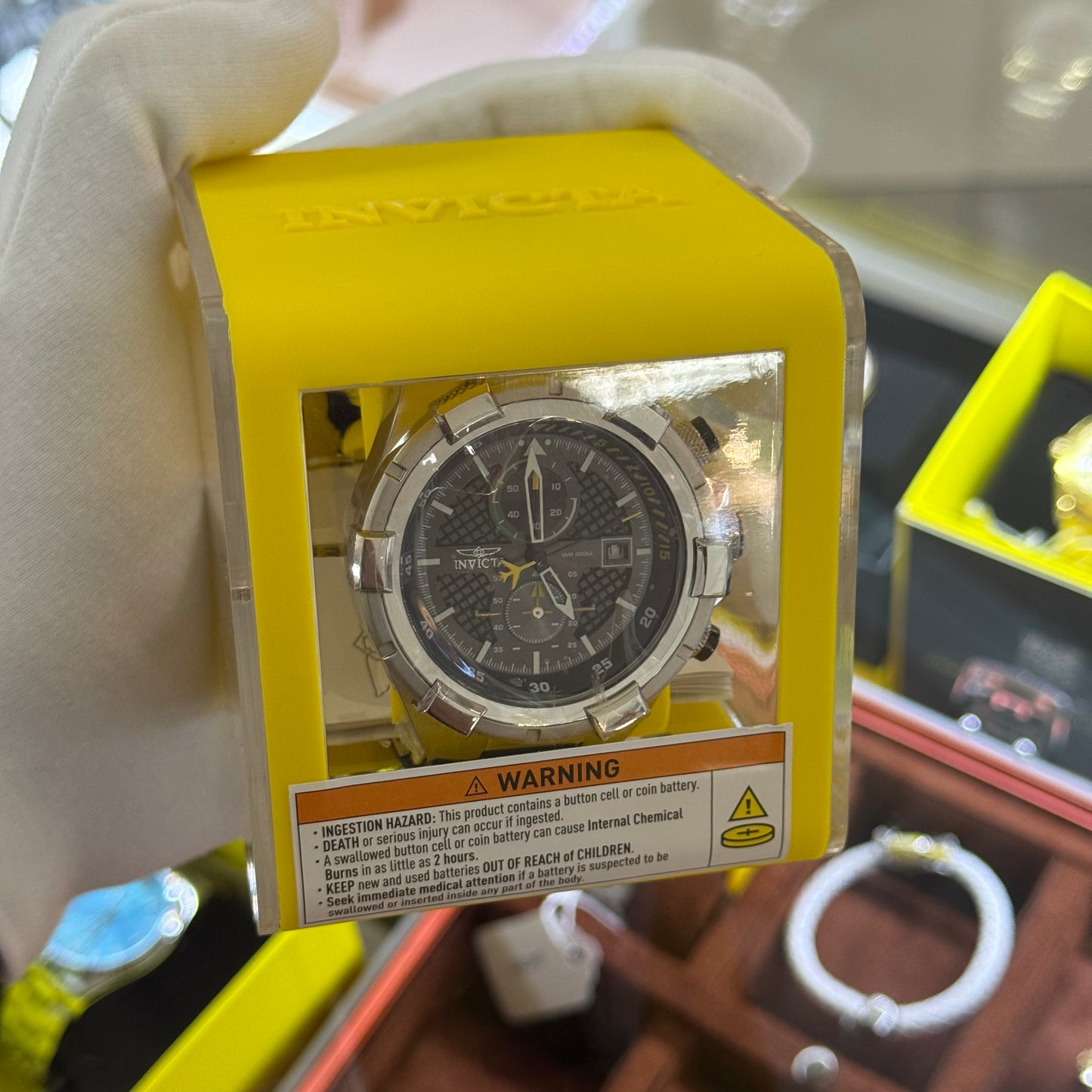 Invicta - Aviator Jet Frame 50.5mm Black (28102) 100m