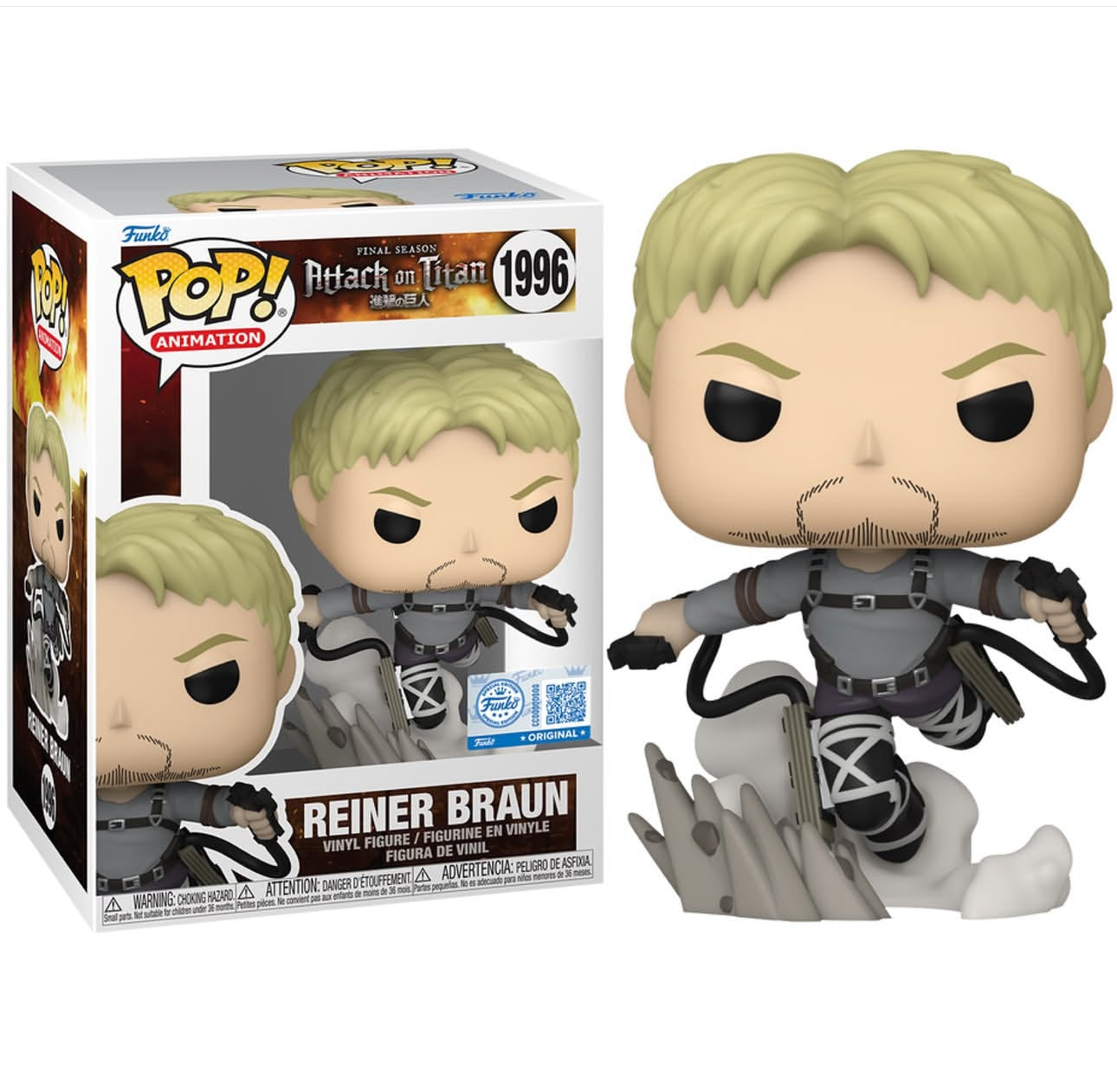 (Preorden Julio) Attack on Titan - Reiner Braun Gamestop Exc