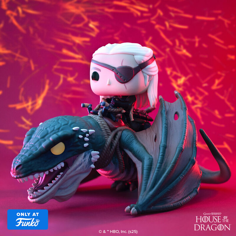 House Of Dragon - Aemond Targaryen With Vhagar Pop Ride Exclusive