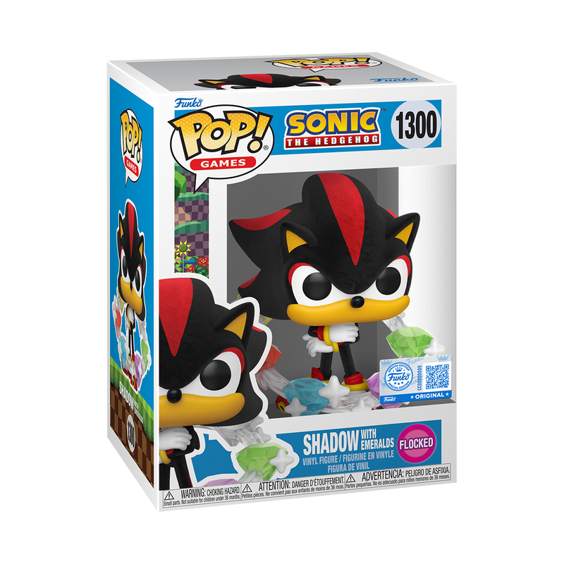 Sonic - Shadow Exclusive Flocked Pop