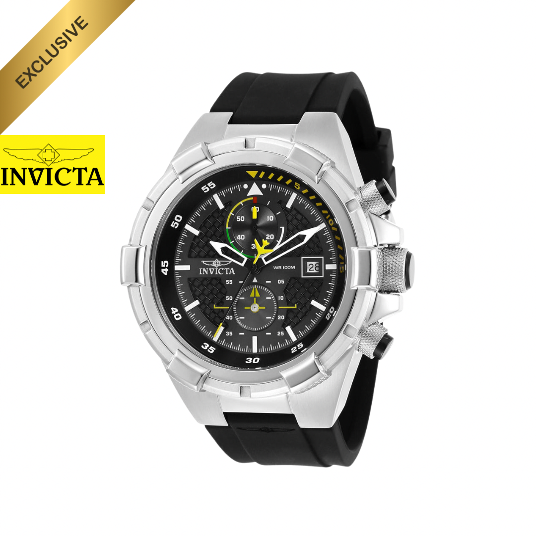 Invicta - Aviator Jet Frame 50.5mm Black (28102) 100m