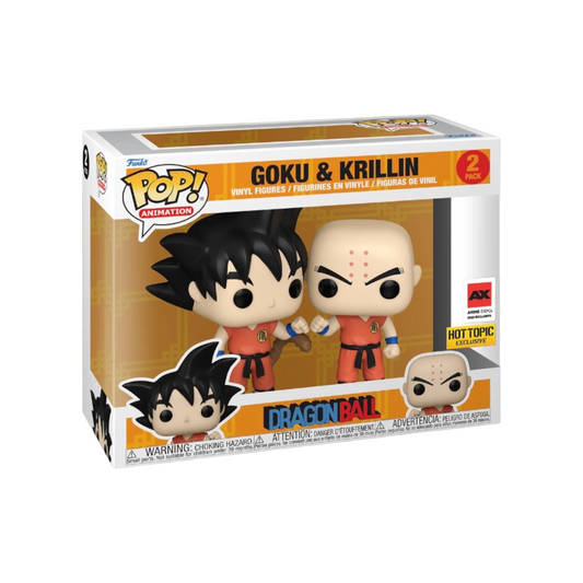 Dragon Ball - Goku & Krillin Anime Expo sticker presencial Hot topic Exc