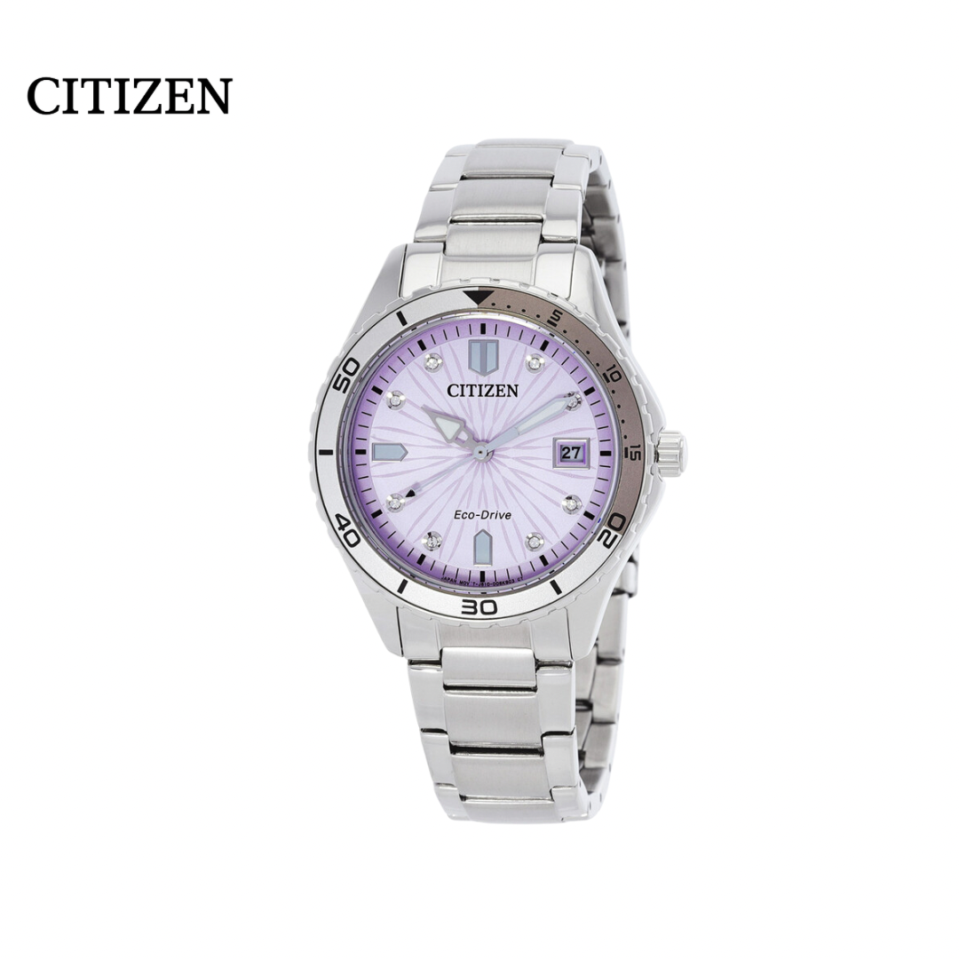 Citizen - Eco Drive Women Purple Dial 36.8mm 100m (FE6170-88X)